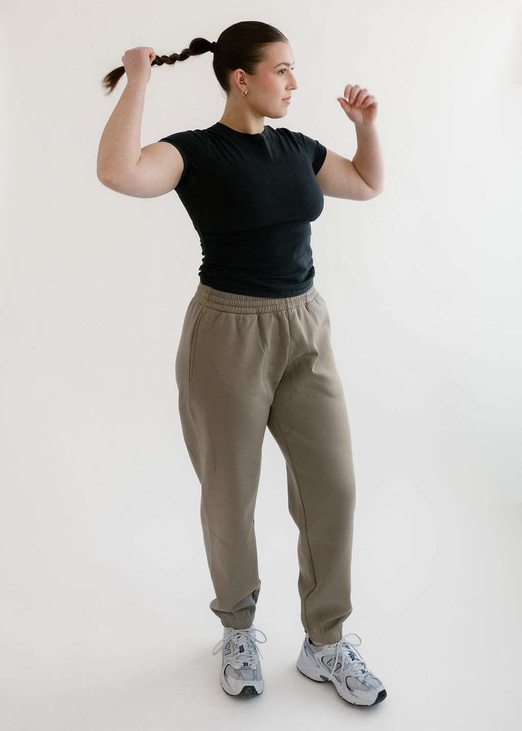 The Gisele Pant | Lightweight Taupe