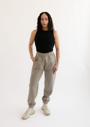 The Gisele Pant | Lightweight Taupe