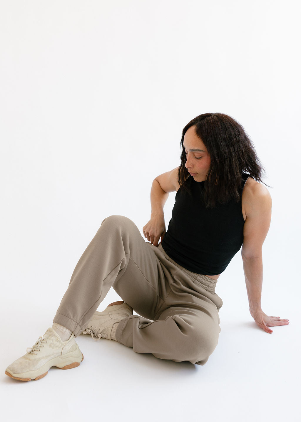 The Gisele Pant | Lightweight Taupe