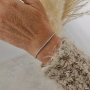 Tennis Bracelet - Sterling Silver