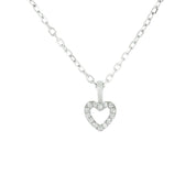 Heart Necklace - Sterling Silver