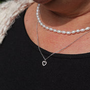 Heart Necklace - Sterling Silver